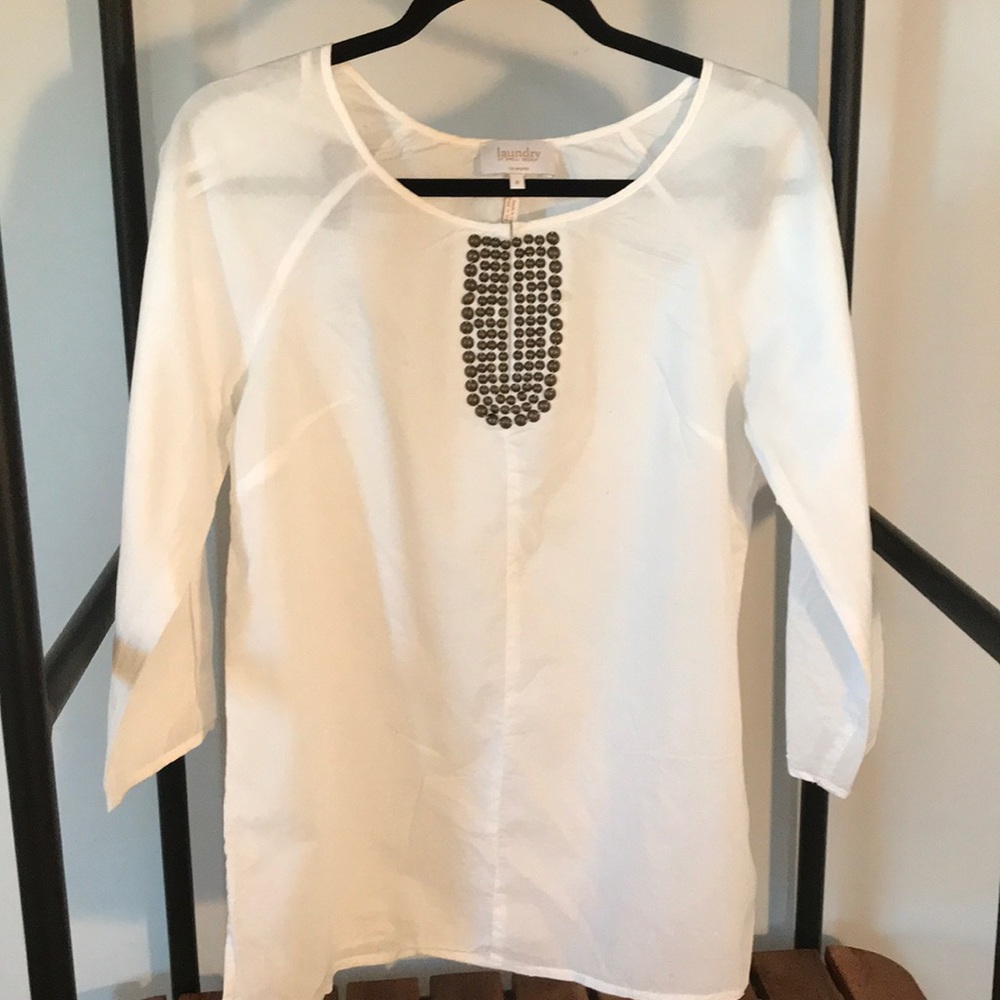 Crisp white shirt